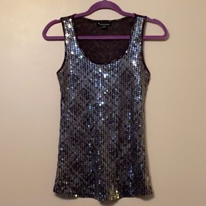 Twenty-one Sequin Front Tank, Small
